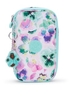 Kipling Školní penál 50 PENS Aqua Blossom