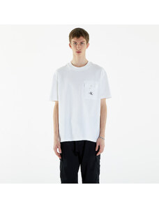 Pánské tričko Calvin Klein Jeans Texture Pocket Short Sleeve T-Shirt Bright White