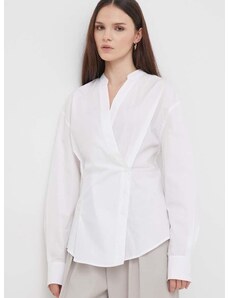 Bavlněná košile Calvin Klein bílá barva, regular, K20K206599