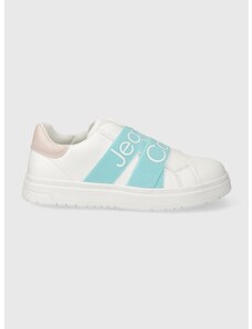 Dětské sneakers boty Calvin Klein Jeans tyrkysová barva