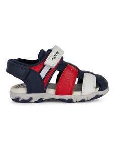 Dětské sandály Geox SANDAL FLAFFEE tmavomodrá barva