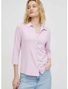 Košile Marc O'Polo dámská, růžová barva, regular, s klasickým límcem