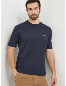 Bavlněné tričko Marc O'Polo tmavomodrá barva