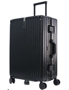 TRAVELEO Příruční kufr Alumin Frame 55cm Black
