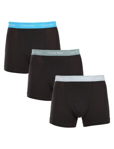 3PACK pánské boxerky Calvin Klein černé