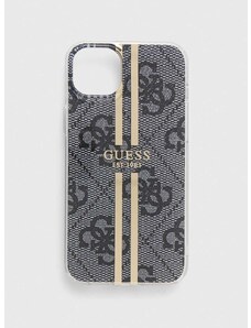 Obal na telefon Guess iPhone 15 Plus / 14 Plus 6.7" šedá barva