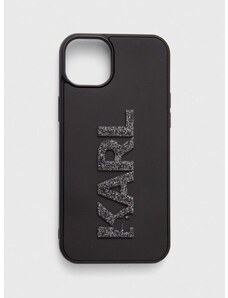 Obal na telefon Karl Lagerfeld iPhone 15 Plus / 14 Plus 6.7" černá barva