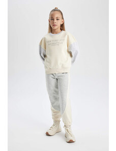 DEFACTO Girl Jogger Thick Sweatshirt Fabric Pant