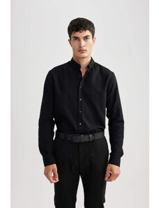 DEFACTO Modern Fit Shirt Collar Long Sleeve Shirt