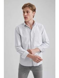 DEFACTO Regular Fit Oxford Long Sleeve Shirt