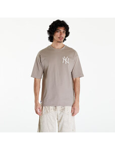 Pánské tričko New Era MLB League Essentials LC OS Tee New York Yankees UNISEX Ash Brown/ Off White