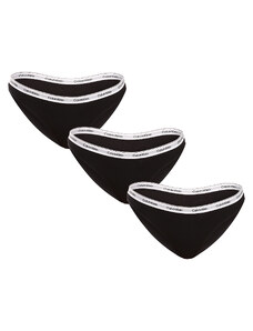 3PACK dámská tanga Calvin Klein černé (QD5209E-UB1)