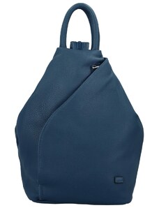 Tessra Stylový dámský koženkový batůžek Tutti, modrý