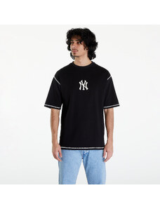 Pánské tričko New Era New York Yankees MLB World Series Oversized T-Shirt UNISEX Black/ Off White
