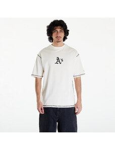 Pánské tričko New Era Oakland Athletics MLB World Series Oversized T-Shirt UNISEX Off White/ Dark Green