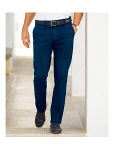 Blancheporte Chino jednobarevné kalhoty námořnická modrá 44
