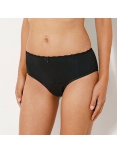 Blancheporte Menstruační kalhotky maxi s krajkovým pasem černá 34/36
