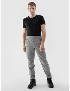 4F Pánské trekové kalhoty Ultralight - šedé