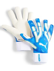 Brankářské rukavice Puma Unisex Ultra Ultimate Hybrid Blue-White