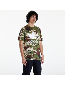 adidas Originals Pánské tričko adidas Camo Trefoil Tee Wild Pine