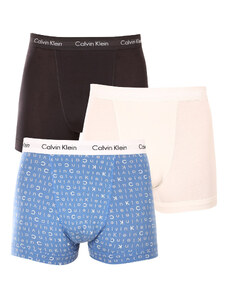 3PACK pánské boxerky Calvin Klein nadrozměr vícebarevné