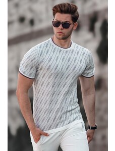 Madmext White Oversize Men's T-Shirt 5119