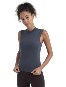 Dámské merino tílko ICEBREAKER Wmns Merino 200 Hike Mock Neck Tank Top, Graphite velikost: L