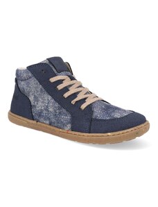 Barefoot kotníkové boty Koel - Felicity Eco Blue modré