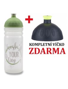 R&B Mědílek Zdravá lahev 0,7 l Fresh olivová + kompletní víčko Zdarma