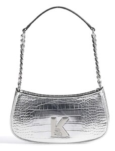 Karl Lagerfeld Kameo crossbody kabelka stříbrná