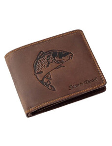 Green Deed Pánská kožená rybářská peněženka (GPPN394)