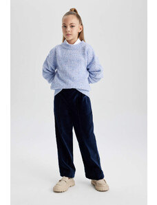 DEFACTO Girl Carrot Fit Velvet Trousers