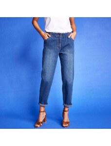 Blancheporte Pohodlné strečové džíny mom modrá 36