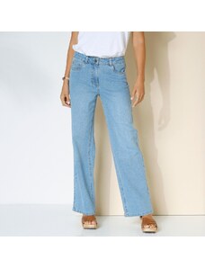 Blancheporte Široké džíny, vysoká postava sepraná modrá 36
