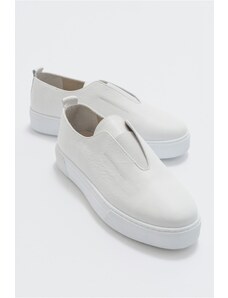 LuviShoes Ante White Leather Men's Shoes