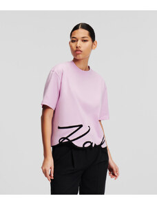 TRIČKO KARL LAGERFELD KARL SIGNATURE HEM T-SHIRT