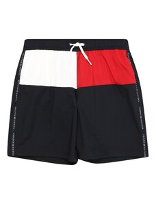 Tommy Hilfiger Underwear Plavecké šortky 'Flag' námořnická modř / červená / bílá