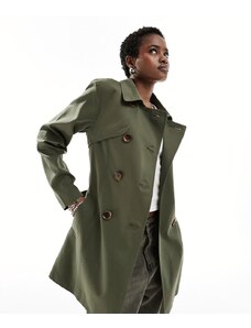 ONLY trench coat in khaki-Green