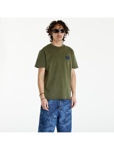 Tommy Hilfiger Pánské tričko Tommy Jeans Regular Essential Flag Tee Drab Olive Green