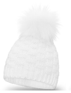 Fashionweek Dámská zimní čepice s bambulí + flísová podšívka ZIZI-P16