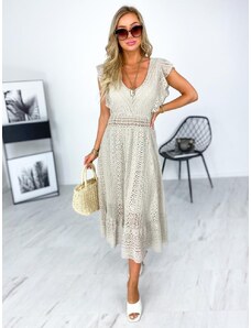 Fashionweek Krajkové midi šaty s podšívkou BOHO IT-BODHI