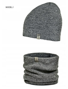 Fashionweek Zimní set - pánská čepice a šála / límec v několika barvách ZIZI-M1