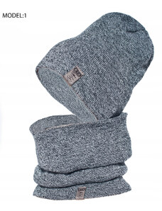 Fashionweek Zimní set - pánská čepice a šála / límec v několika barvách ZIZI-M2