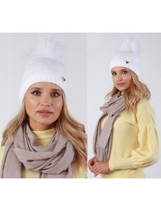 Fashionweek Dámská čepice zimní čepice s bambulí flísová podšívka ZIZI-V12