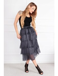 Fashionweek Dámská tylová sukně s volánky a mašličkou S1991
