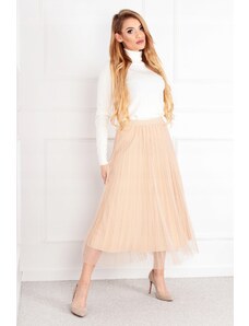 Fashionweek Stylová a módní oboustranná skládaná tylová sukně S1994