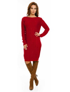 Fashionweek Dámské svetrové šaty pohodlné pletené šaty NB6690
