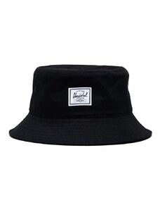 Klobouk Herschel Norman Bucket Hat černá barva, bavlněný