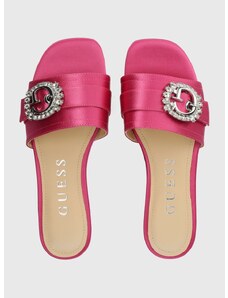 Pantofle Guess JOLLY dámské, růžová barva, FLJLLY SAT19