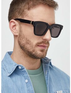 Sluneční brýle Alexander McQueen pánské, černá barva, AM0432SA